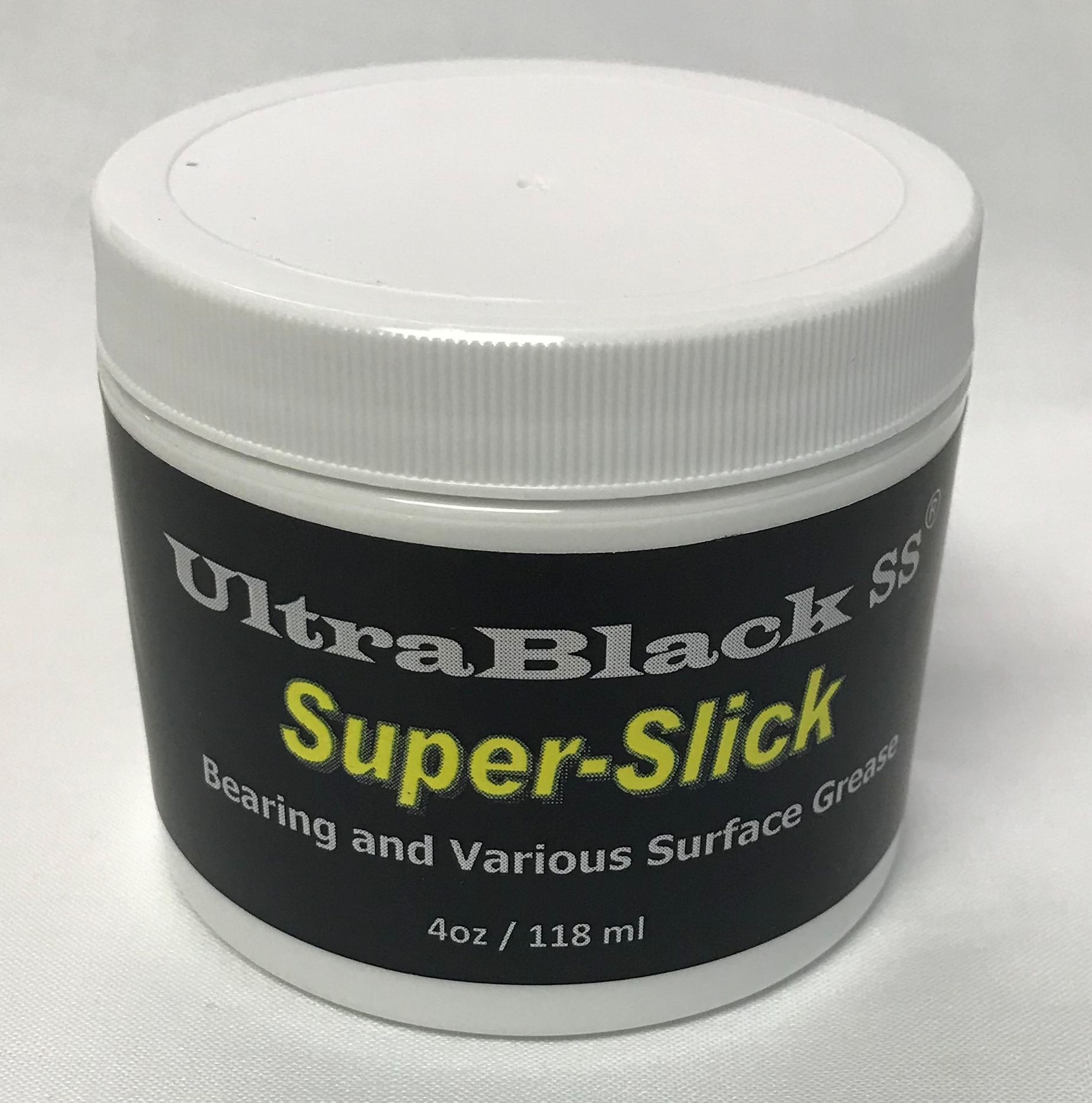 UltraBlack SuperSlick Bearing and Surface Grease 4 oz Microlon Products